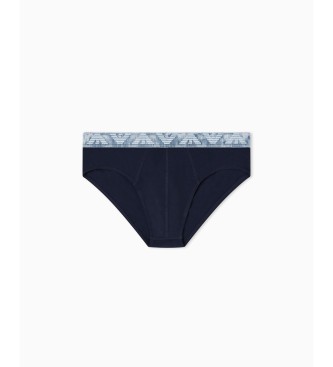 Emporio Armani Set 3 Slips Fit blau, marineblau