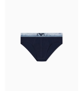 Emporio Armani Set 3 Slips Fit blau, marineblau