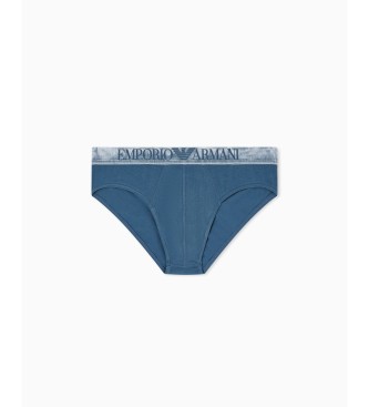 Emporio Armani Set 3 Slips Fit blau, marineblau