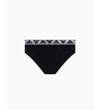 Emporio Armani Set 3 Slips Schwarz Fit