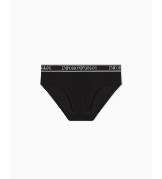 Emporio Armani Satz 3 schwarze Design-Slips