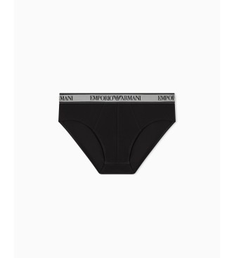 Emporio Armani Satz 3 schwarze Design-Slips