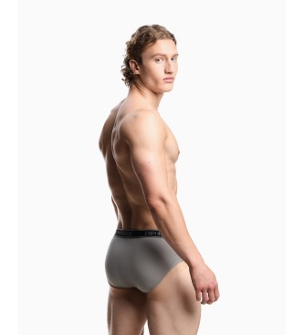 Emporio Armani Set 3 Core Logobanda-Slips schwarz, grau
