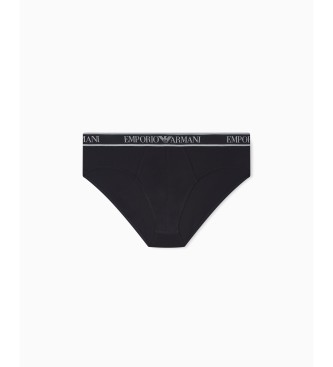 Emporio Armani Set 3 Core Logobanda-Slips schwarz, grau