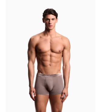 Emporio Armani S�t 3 Shiby boxershorts beige, gr�