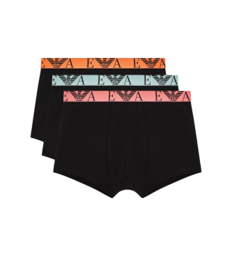 Emporio Armani Set 3 Plain Boxers black