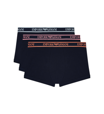 Emporio Armani Set of 3 Core Logobanda navy boxer shorts