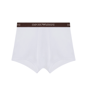 Emporio Armani 3er Set Tone taupefarbene Boxershorts, wei�