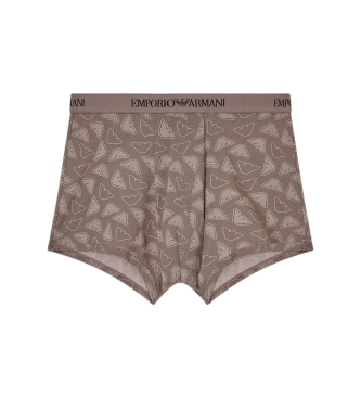 Emporio Armani 3er Set Tone taupefarbene Boxershorts, wei�