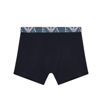 Emporio Armani Set of 3 navy Bold Monogram boxer shorts