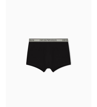 Emporio Armani S�t med 3 Core-boksere sort, gr�