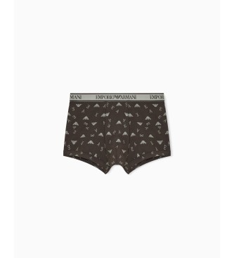 Emporio Armani S�t med 3 Core-boksere sort, gr�