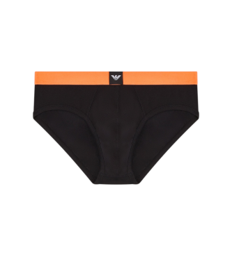 Emporio Armani Set 3 Essential Logolabel-Slips schwarz, gr�n, orange