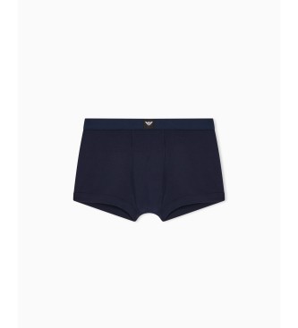 Emporio Armani S�t med 3 navy boxershorts fra Essential Logolabel