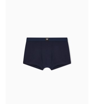 Emporio Armani S�t med 3 navy boxershorts fra Essential Logolabel