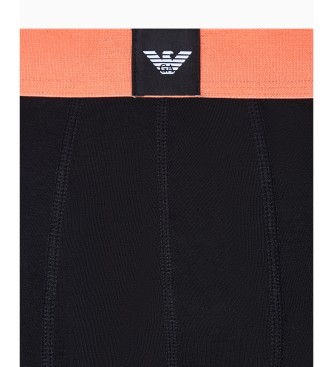 Emporio Armani S�t 3 nederste boxershorts sort, gr�, orange