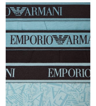 Emporio Armani Set 3 Core Logoband slip bleu