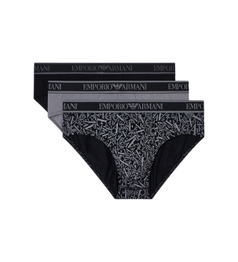 Emporio Armani Set 3 Core Logoband slip noir