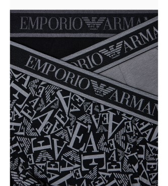 Emporio Armani Set 3 Core Logoband slip noir