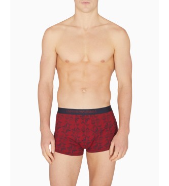 Emporio Armani Set 3 Boxer Marca rouge, marine