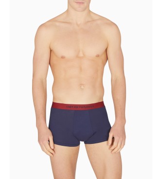 Emporio Armani Set 3 Boxer Marca rouge, marine