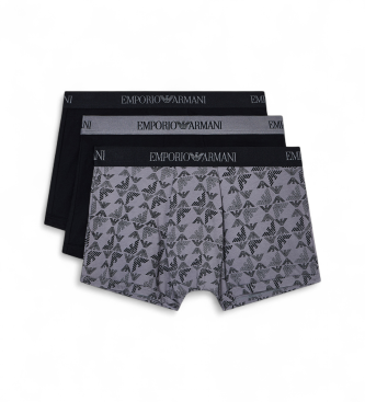 Emporio Armani Lot de 3 cale�ons noirs