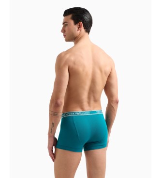 Emporio Armani Set di 3 boxer con fascia con logo Core multicolore
