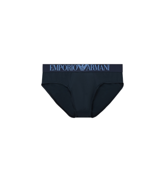 Emporio Armani Slip mit marinefarbenem Logoband