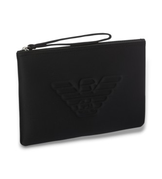 Emporio Armani Essential maxi eagle beach tote bag  schwarz