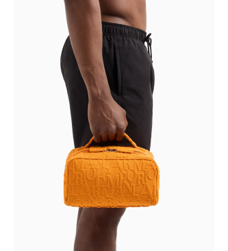 Emporio Armani ASV beach boot bag  orange