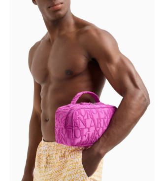 Emporio Armani ASV beach boot bag pink  