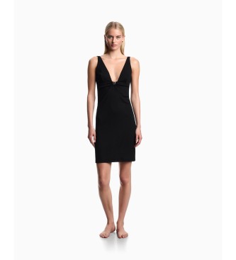 Emporio Armani Black beach dress
