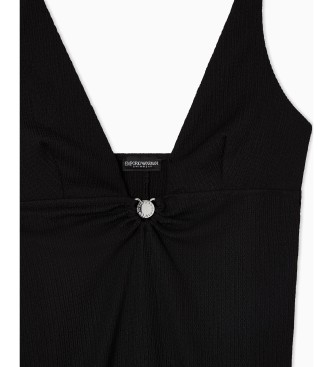Emporio Armani Black beach dress