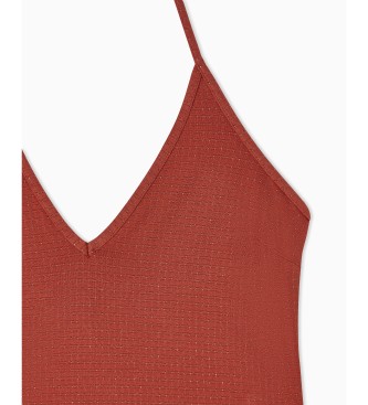 Emporio Armani Robe de plage brun rouge�tre