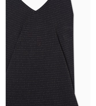 Emporio Armani Robe de plage noire