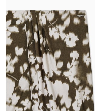 Emporio Armani Gr�n gl�nsande kjol