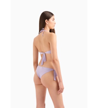 Emporio Armani Triangle bikini lilac