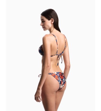 Emporio Armani Bikini Logomania granatowe