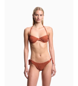 Emporio Armani Bikini Smoking marron