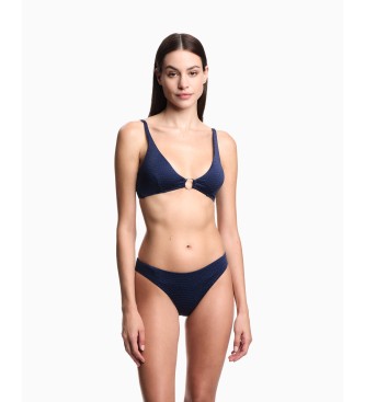 Emporio Armani Bikini Lurex granatowe