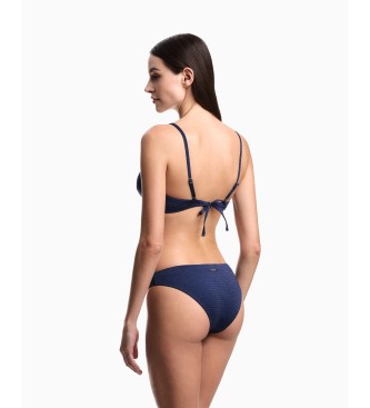 Emporio Armani Bikini Lurex granatowe