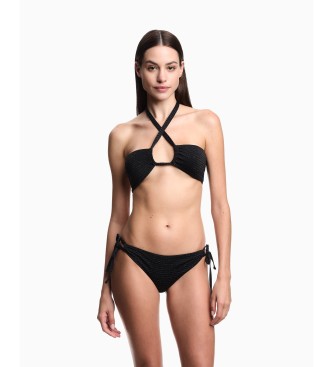 Emporio Armani Svart Lurex Bikini
