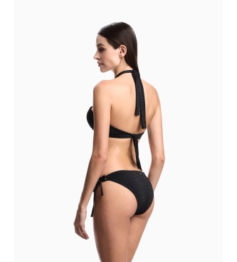Emporio Armani Svart Lurex Bikini