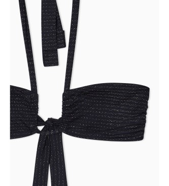Emporio Armani Svart Lurex Bikini