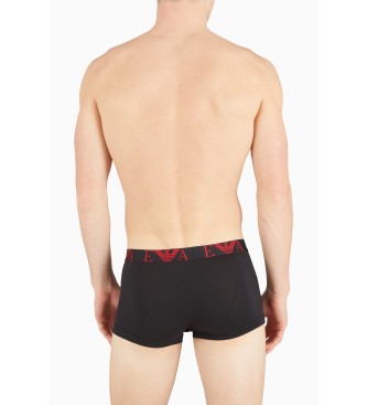 Emporio Armani CONFEZIONE DA TRE BOXER CON ACCATTIVANTE LOGO MONOGRAMMA nero