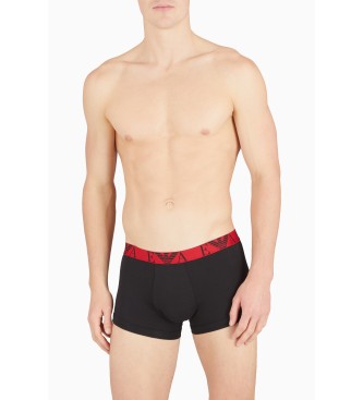 Emporio Armani CONFEZIONE DA TRE BOXER CON ACCATTIVANTE LOGO MONOGRAMMA nero