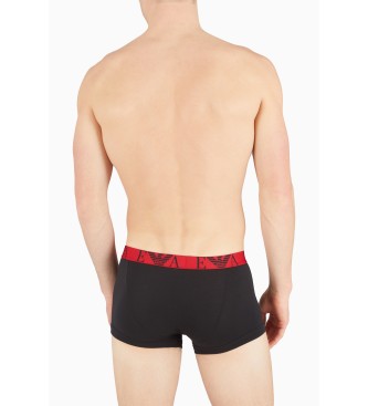 Emporio Armani CONFEZIONE DA TRE BOXER CON ACCATTIVANTE LOGO MONOGRAMMA nero