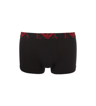 Emporio Armani CONFEZIONE DA TRE BOXER CON ACCATTIVANTE LOGO MONOGRAMMA nero