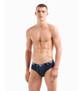 Emporio Armani PACK DE TRS CUECAS BOXER COM LOGTIPO MONOGRAMA APELATIVO  multicoloridas