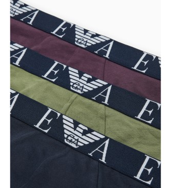 Emporio Armani PAKET MED TRE BOXERKALSONGER MED IGONFALLANDE MONOGRAMLOGOTYP  flerfrgad